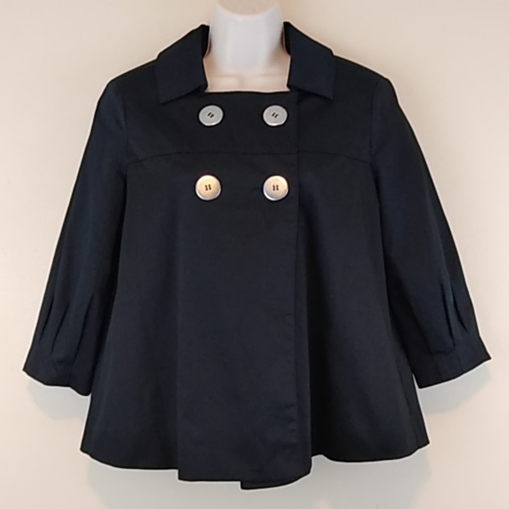 3/$15 Petite Sophisticate Black Jacket New